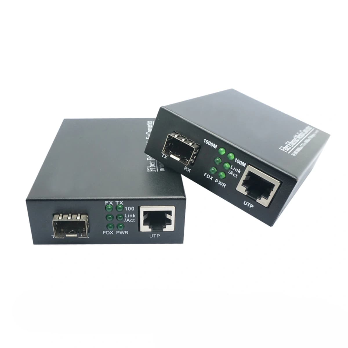 10/100M Fiber Media Converter SFP-Dependent Reach SC/LC | FLD-MC-ASM-SFP-X | Fiberland