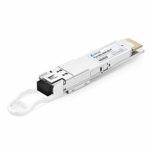 400G Coherent QSFP-DD ZR+ Fiber Optic Transceiver Module Tunable 500–1000km LC SMF DDM | FLD-QDD-400G-ZR+P | Fiberland