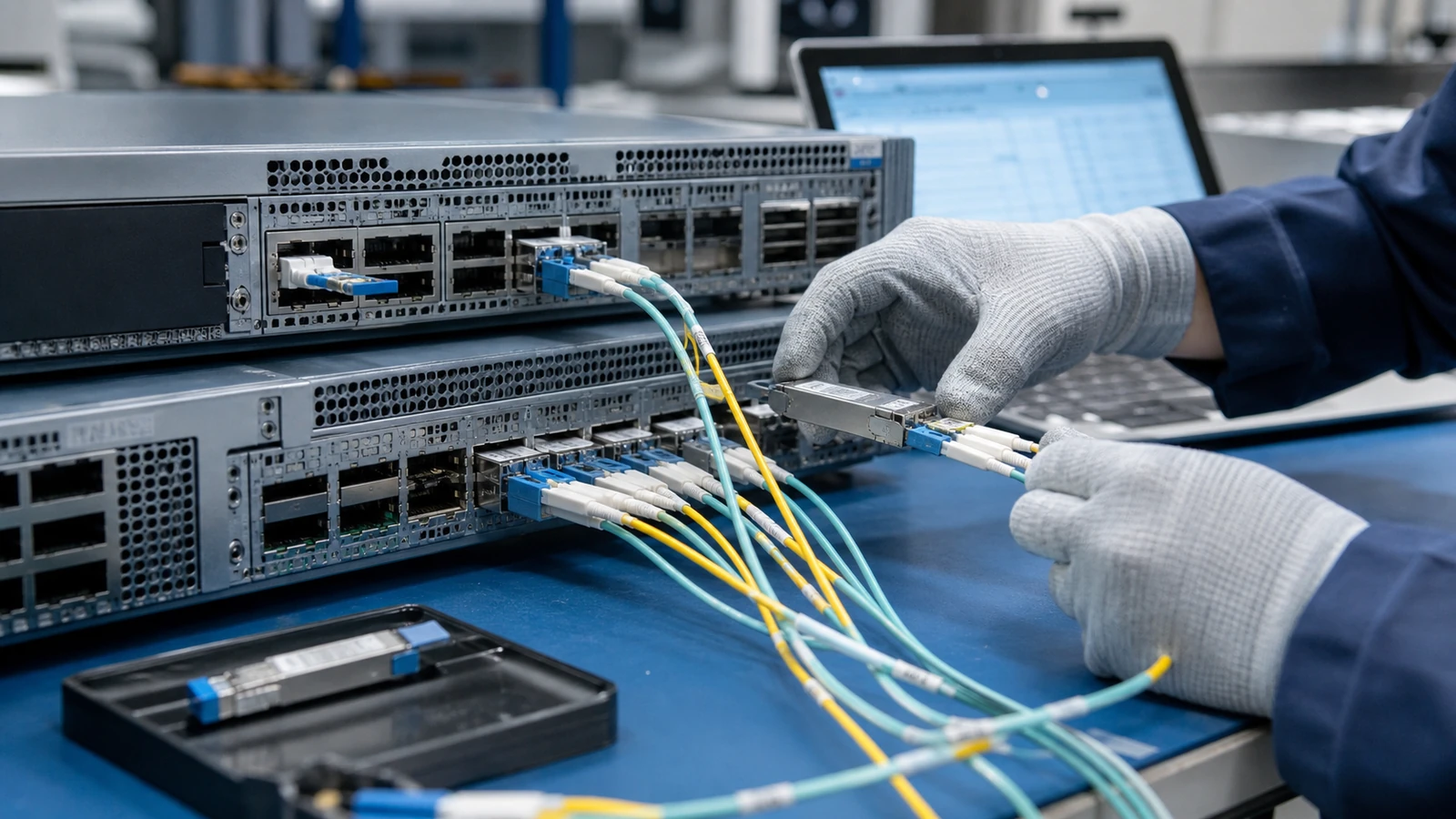 Representative network equipment compatibility testing scene